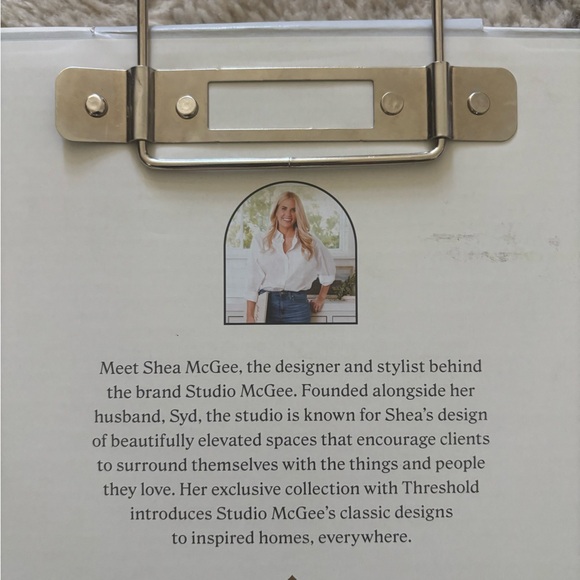 NWT - Shea McGee Gold Framed Floral Wall Art - Picture 3 of 3